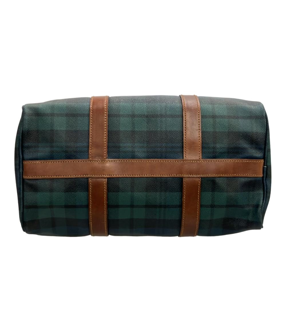 POLO RALPH LAUREN ハンドバッグ ミニボストンバッグ チェック柄 レディース ポロラルフローレン