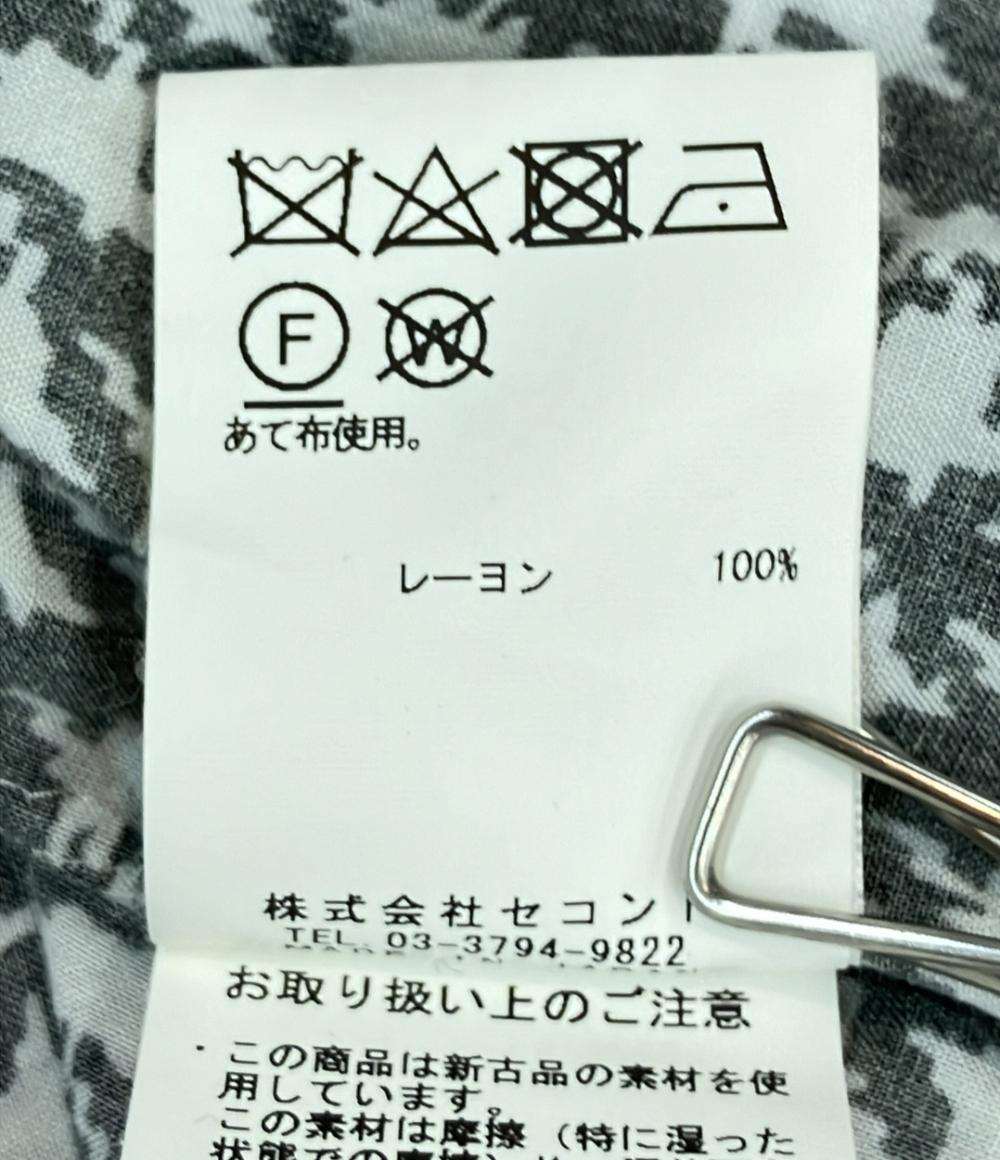 エムズブラック 長袖シャツ 千鳥格子柄 レーヨン 2223007E メンズ SIZE 40 (M) m's braque m's braque 長袖シャツ 千鳥格子柄 レーヨン 2223007E メンズ SIZE 40