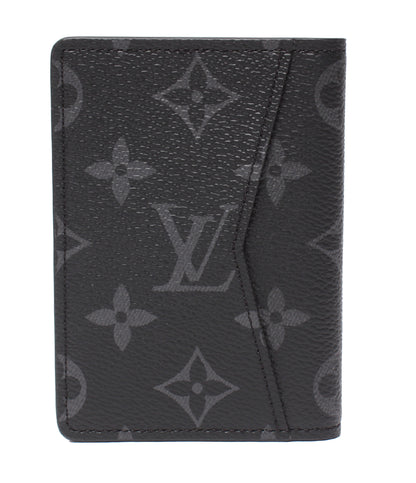 美品 LOUIS VUITTON カードケース オーガナイザー･ドゥ ポッシュ モノグラム エクリプス M61696 メンズ ルイ・ヴィトン