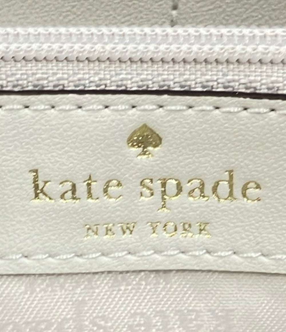 美品 Kate Spade ラウンドファスナー長財布 レディース ケイトスペード
