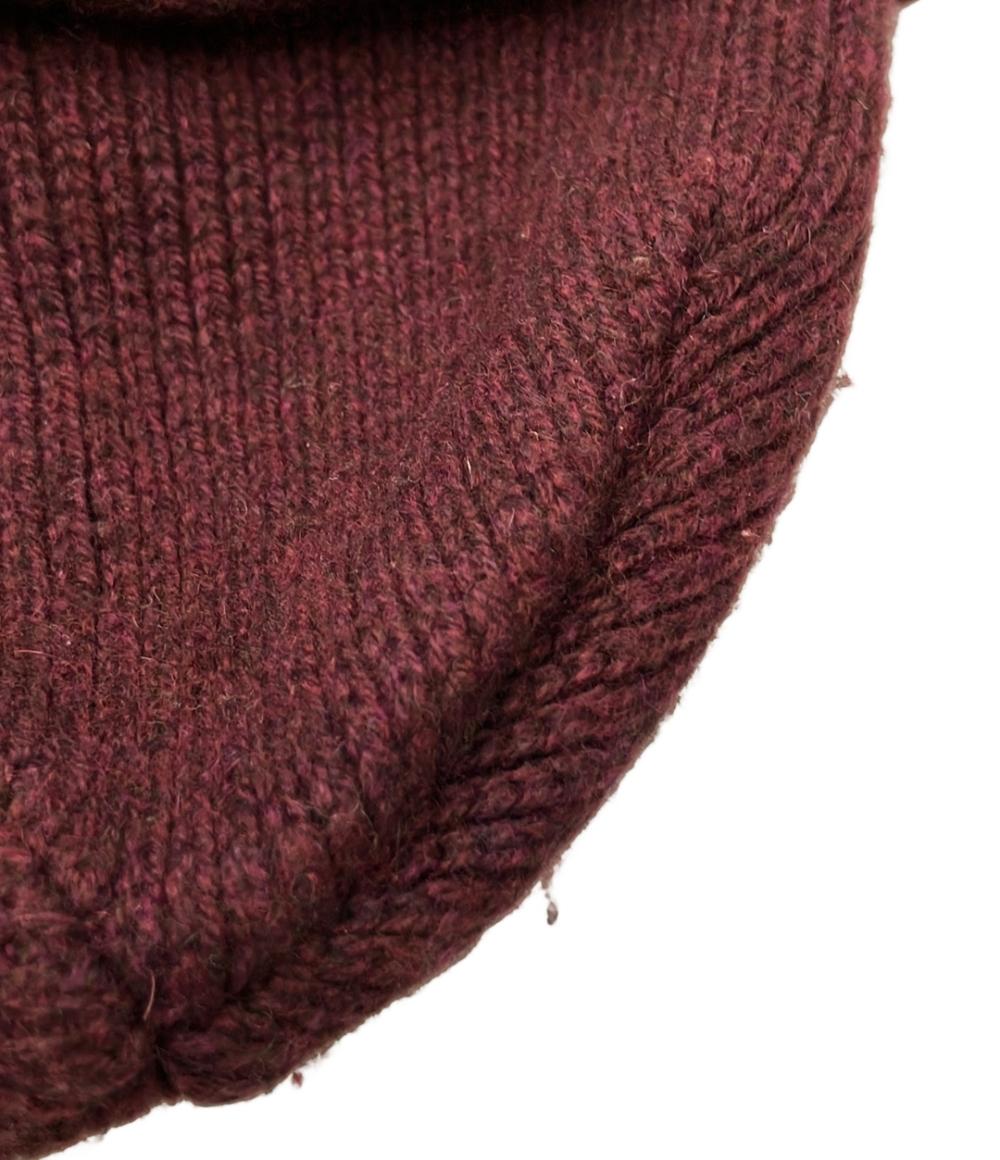 HERMES ニット帽 マルジェラ期 Hロゴ カシミヤ100% レディース メンズ