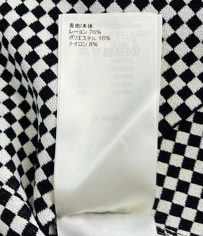 美品 ルイヴィトン チェッカー柄カットソー レディース SIZE S LOUIS VUITTON