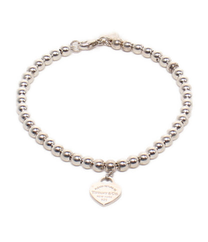 Tiffany & Co. ブレスレット SV925 リターントゥティファニー ハートタグ ボールチェーン レディース ティファニー
