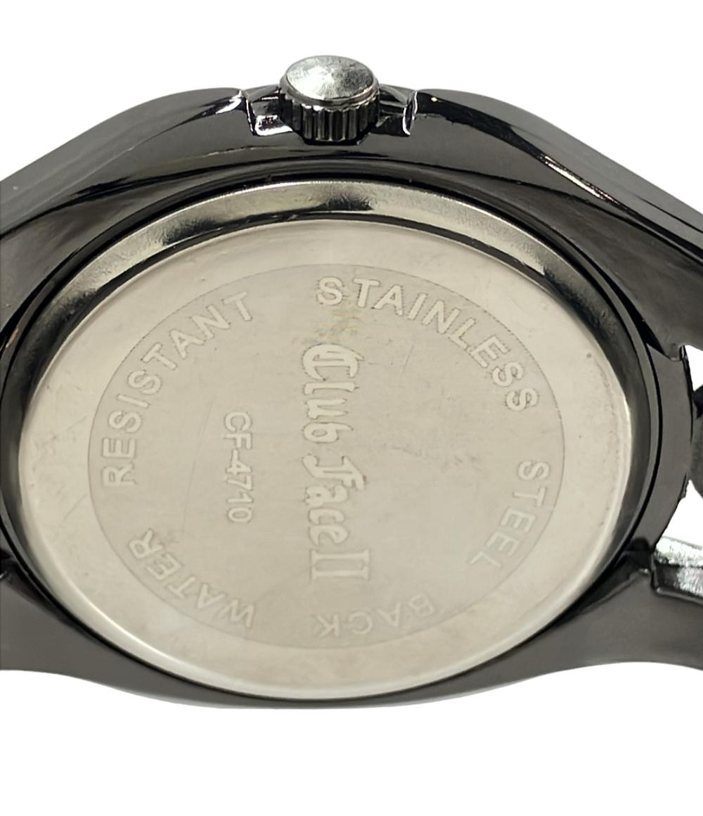 CLUB FACE II 腕時計 クオーツ ブラック CF-4710 メンズ クラブフェイスツー