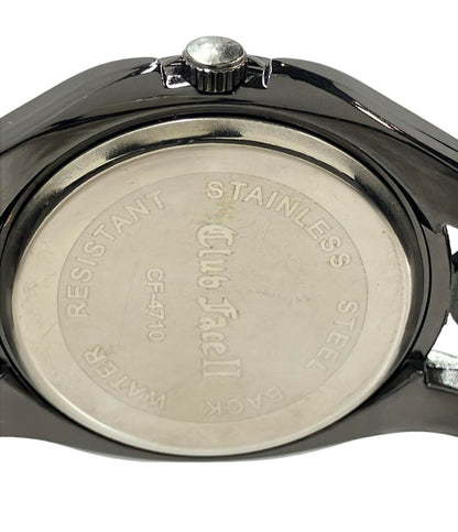 CLUB FACE II 腕時計 クオーツ ブラック CF-4710 メンズ クラブフェイスツー