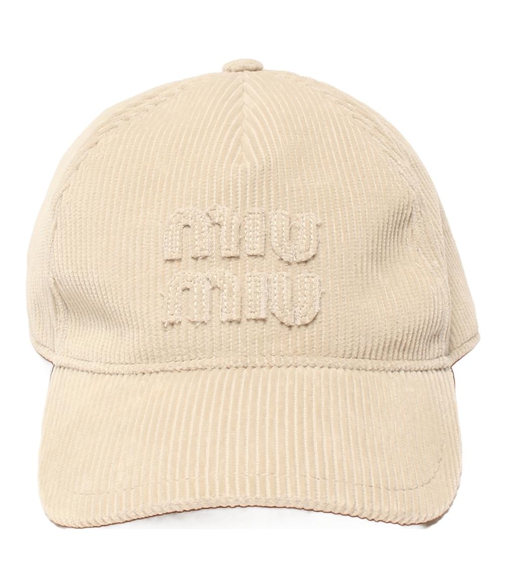 ミュウ ミュウ コーデュロイ キャップ レディース SIZE M Miu Miu