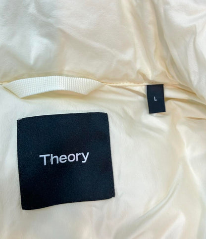 theory ダウンジャケット 軽量 ダブルジップ スナップボタン PARACHUTE DWN SH-MOTION DOWN メンズ SIZE L セオリー