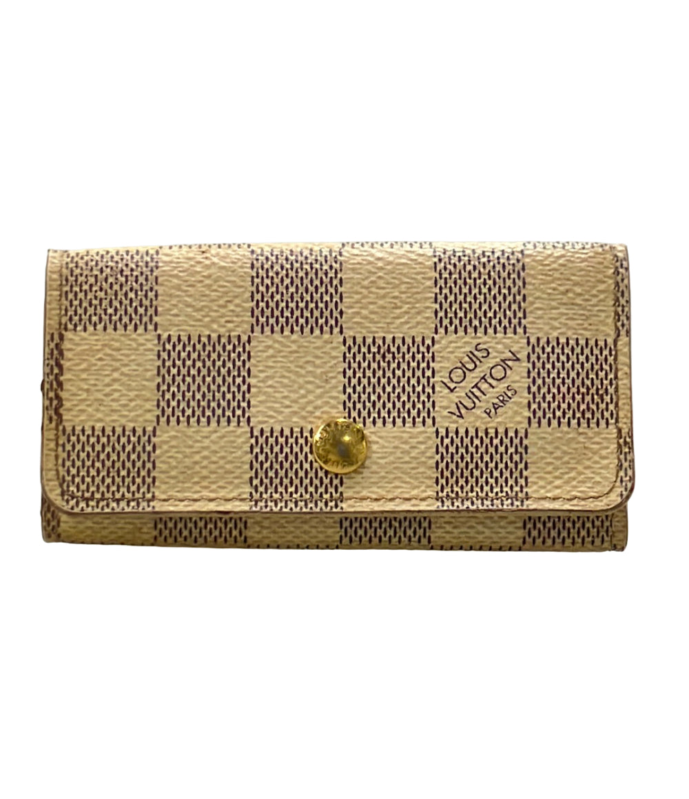 LOUIS VUITTON 4連キーケース ミュルティクレ4 ダミエ アズール N60020 ユニセックス ルイ・ヴィトン