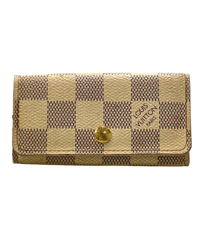 LOUIS VUITTON 4連キーケース ミュルティクレ4 ダミエ アズール N60020 ユニセックス ルイ・ヴィトン