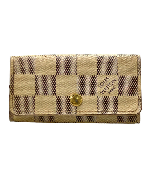 LOUIS VUITTON 4連キーケース ミュルティクレ4 ダミエ アズール N60020 ユニセックス ルイ・ヴィトン