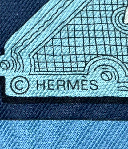美品 エルメス スカーフ シルク100% カレ45 レディース HERMES
