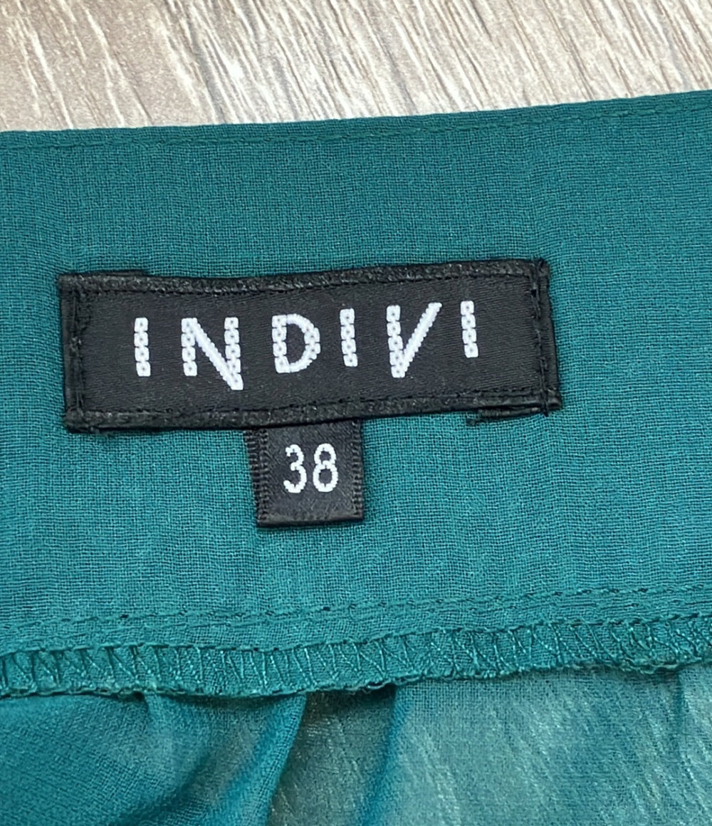 インディヴィ チュニック シースルー ワンピース レディース SIZE 38 (S) INDIVI