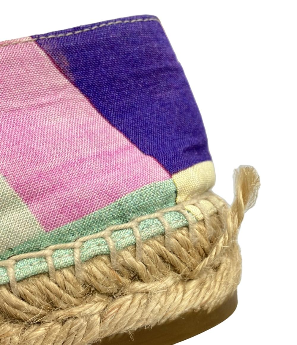 シャネル エスパドリーユ スリッポン フラットシューズ レディース SIZE 37 (L) CHANEL