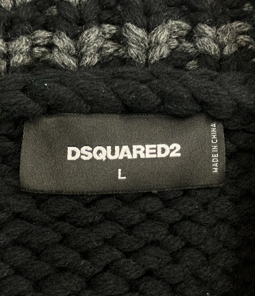 DSQUARED2 ジップアップ ニット ジャケット メンズ SIZE L ディースクエアード