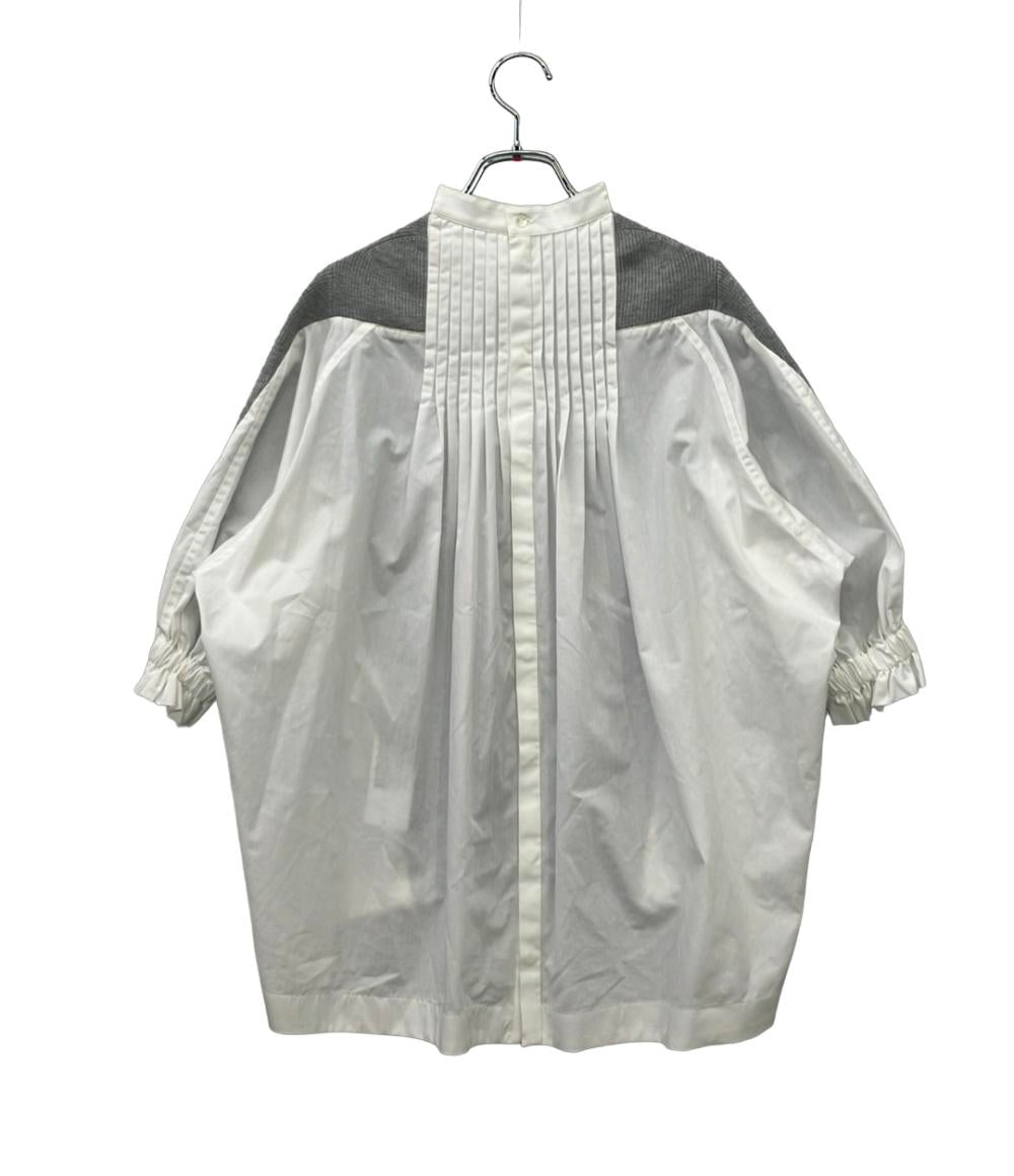 Sacai 長袖ブラウス シャツ ドッキングニット SCW-269 2 レディース