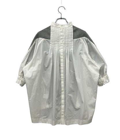 Sacai 長袖ブラウス シャツ ドッキングニット SCW-269 2 レディース SIZE 2 (M) サカイ