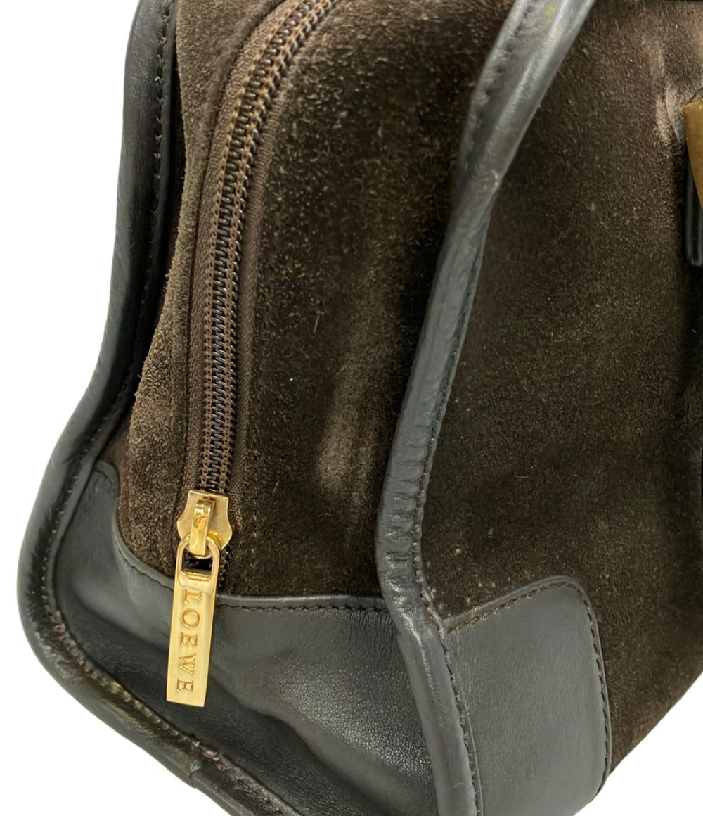 LOEWE ハンドバッグ スウェード アマナソ28 レディース ロエベ
