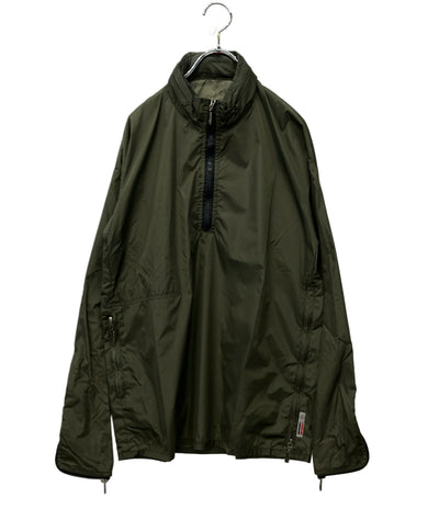 訳あり MONCLER ナイロンジャケット ブルゾン ハーフジップ フード付き レディース SIZE 1 (S) モンクレール