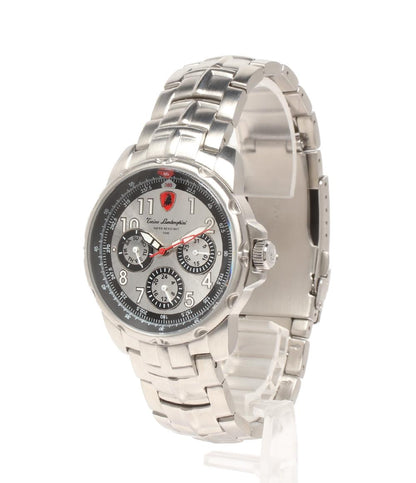 美品 Tonino Lamborghini 腕時計 40周年記念モデル クオーツ シルバー CG206M メンズ トニーノランボルギーニ