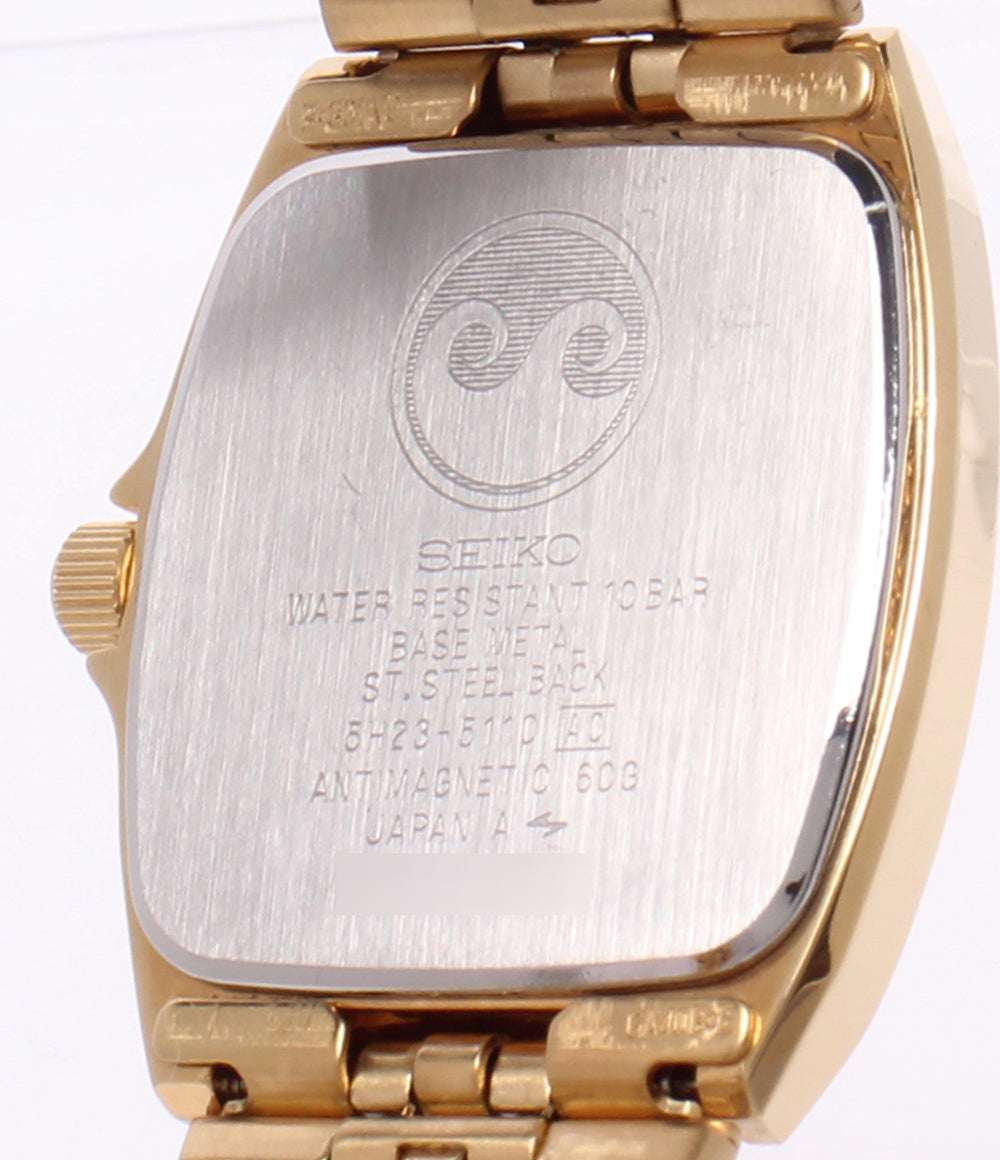 SEIKO 腕時計 クロノス クオーツ 5H23-5110 メンズ セイコー