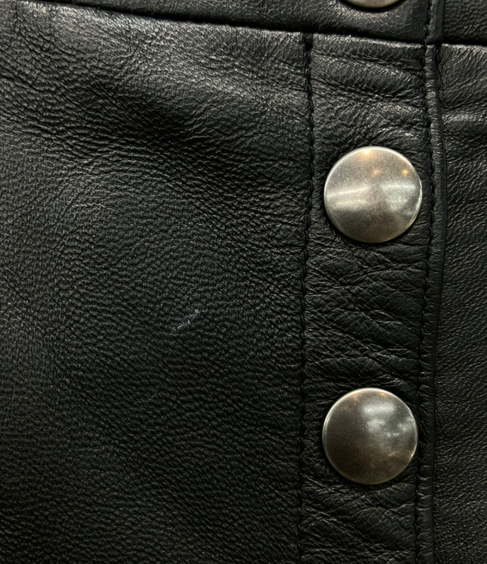 agnes b. ジープレザー スカート レディース SIZE 42 アニエスベー