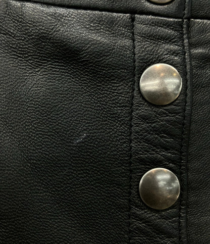 agnes b. ジープレザー スカート レディース SIZE 42 アニエスベー
