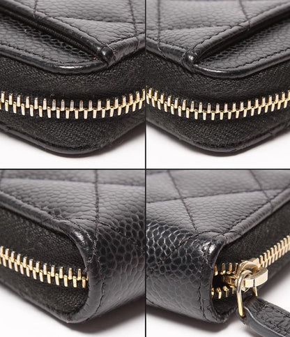 シャネル コインケース コインパース キャビアスキン マトラッセ タイムレスクラシック ライン AP0216 レディース CHANEL