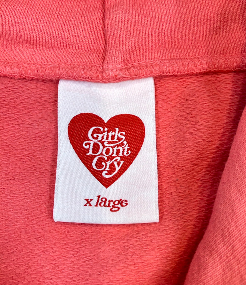 Girls Don't Cry プルオーバーパーカー メンズ SIZE XL ガールズドントクライ