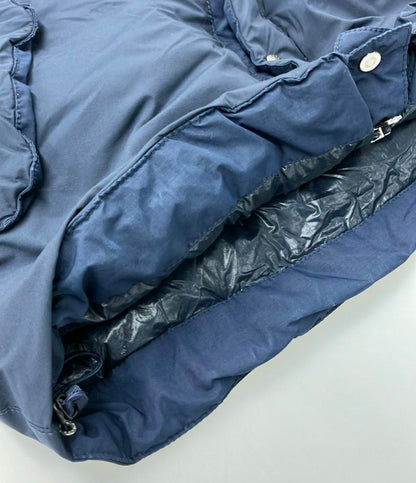 美品 ザノースフェイスパープルレーベル フーデッドファー シームレス ダウンジャケット レディース SIZE M THE NORTH FACE PURPLE LABEL