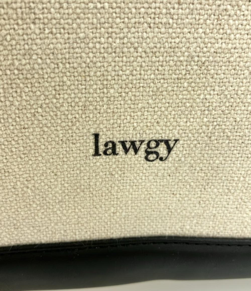 ラウジー キャンバス切り替えトートバッグ レディース lawgy