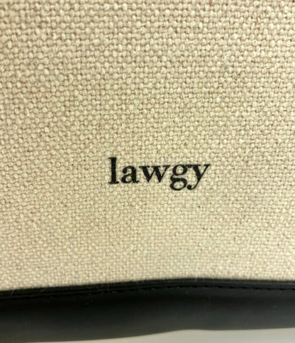 ラウジー キャンバス切り替えトートバッグ レディース lawgy