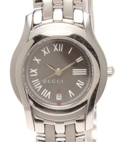 GUCCI 腕時計 クオーツ グレー 5500L レディース グッチ