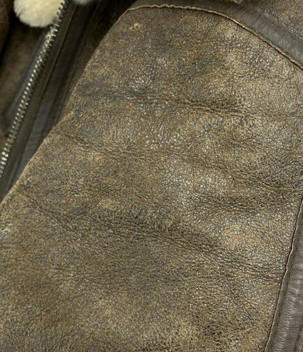 U.S. NAVY レザーフライトJK  B-3 メンズ SIZE 38