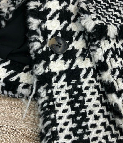 SLY ツイードジャケット 21AW TWEED PATTERN NO COLLAR ジャケット 030EAP30-1030 レディース SIZE FREE (M) スライ