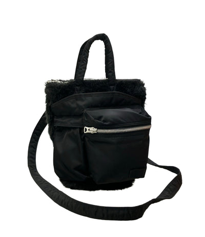 美品 PORTER Sacai ハンドバッグ ショルダーバッグ 2WAY 斜め掛け レディース ポーター サカイ
