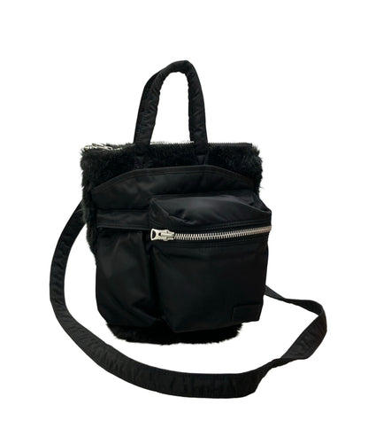 美品 PORTER Sacai ハンドバッグ ショルダーバッグ 2WAY 斜め掛け レディース ポーター サカイ