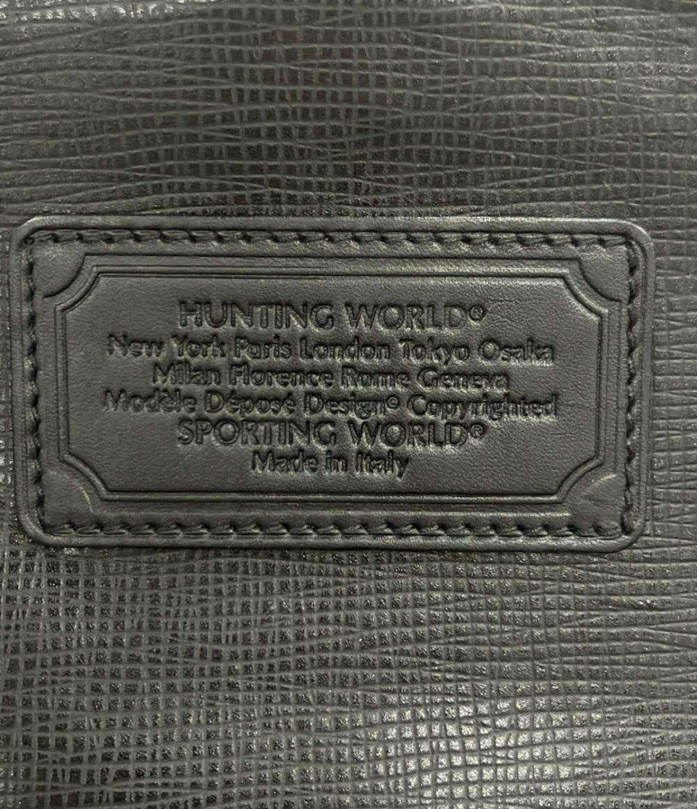 HUNTING WORLD ショルダーバッグ 斜め掛け レザー レディース