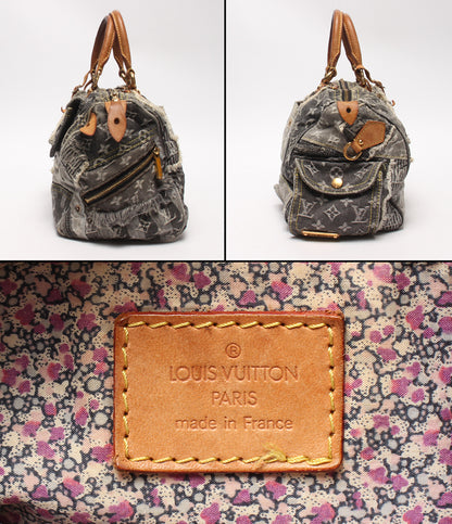 LOUIS VUITTON ハンドバッグ モノグラム デニム パッチワーク スピーディ30 M95381 レディース ルイ・ヴィトン