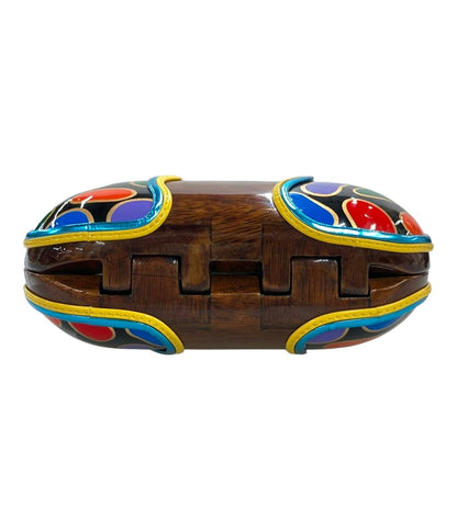 Rocio ハンドバッグ アカシア木製 レディース ロシオ