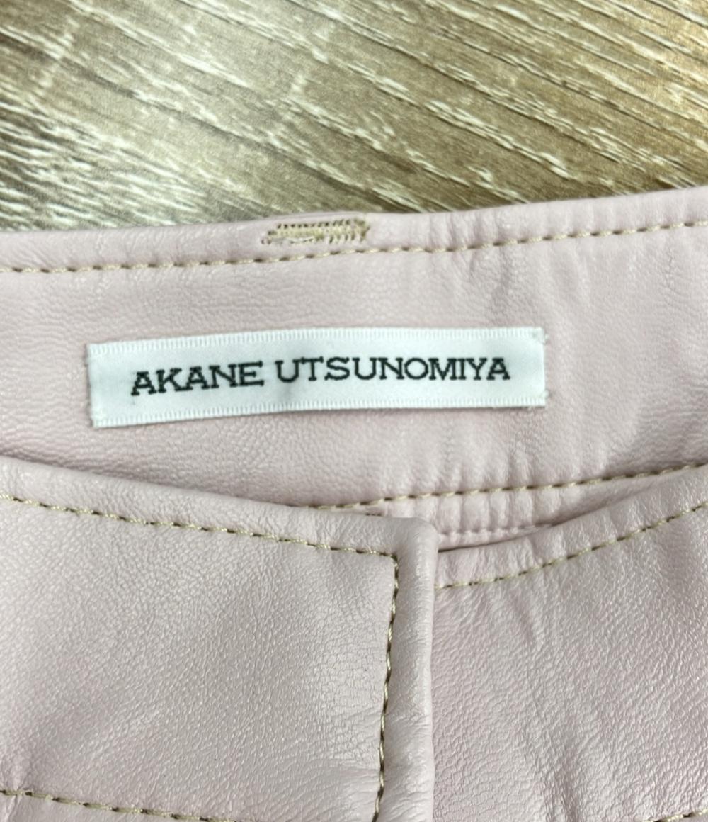 アカネウツノミヤ ハーフパンツ レディース SIZE 36 (XS) AKANE UTSUNOMIYA