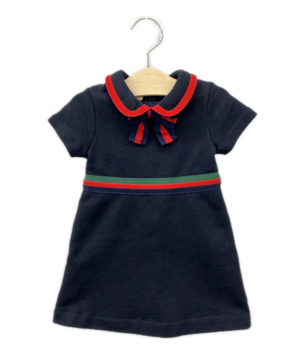 GUCCI 半袖 リボンワンピース ベビー SIZE 12/18 グッチ