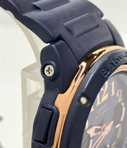 カシオ 腕時計 BABY-G クオーツ ネイビー BGA-150PG レディース CASIO