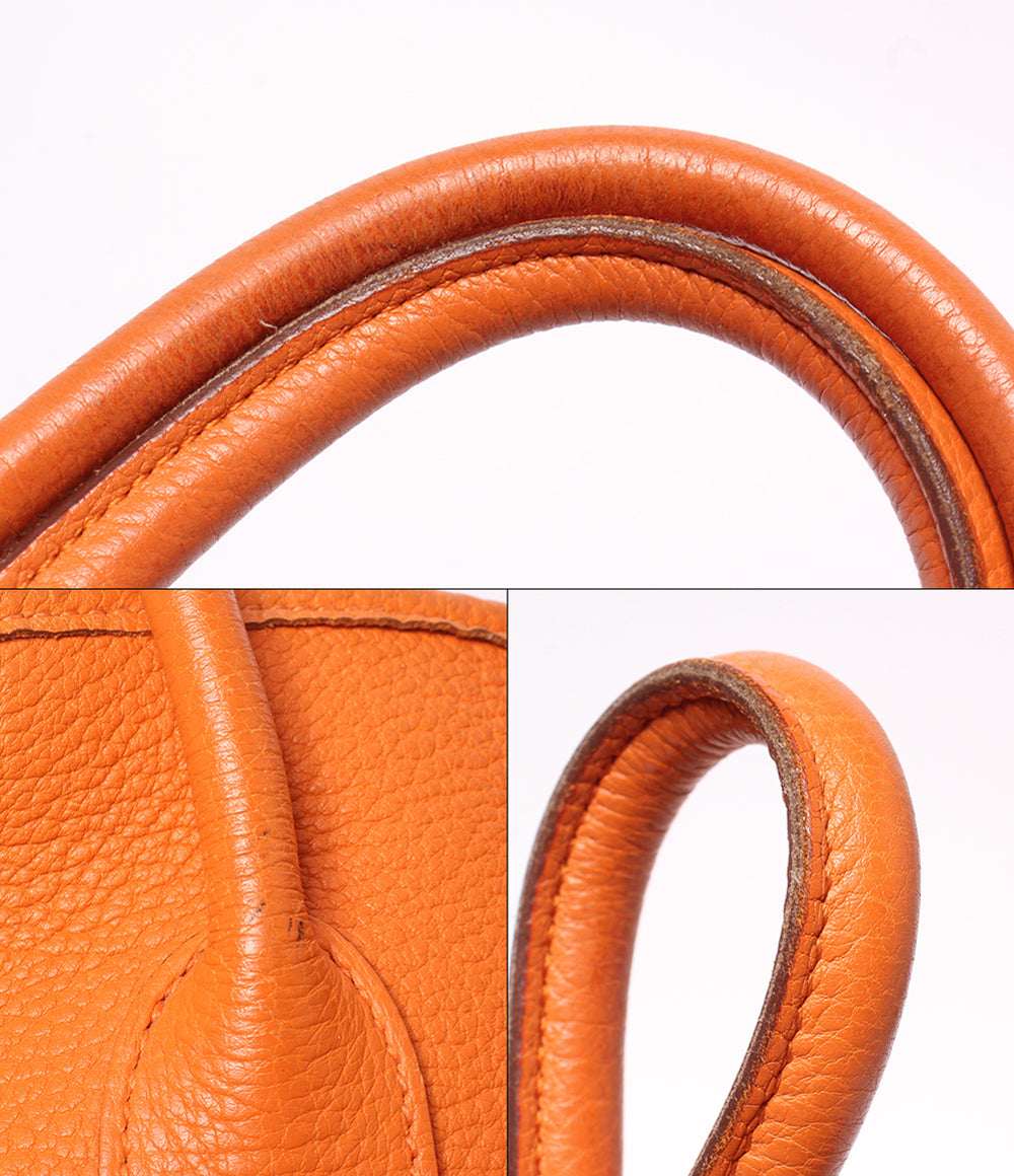 HERMES トートバッグ シルバー金具 ▢P刻印 ガーデンパーティー MM レディース エルメス