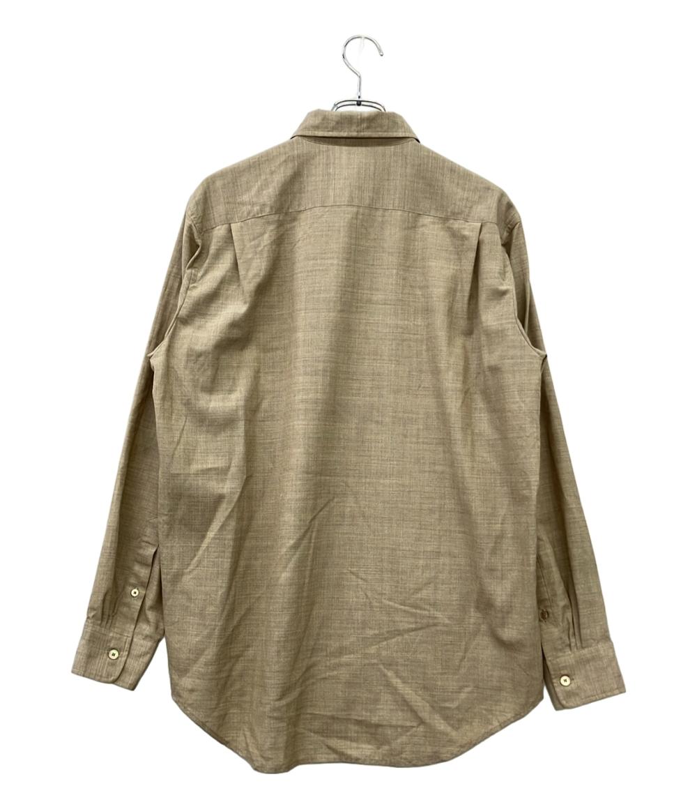 AURALEE 長袖シャツ 24SS トラッド&ベーシック SUPER FINE TROPICAL WOOL A245503WT メンズ SIZE 3 (L) オーラリー