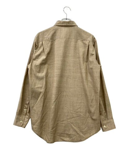 AURALEE 長袖シャツ 24SS トラッド&ベーシック SUPER FINE TROPICAL WOOL A245503WT メンズ SIZE 3 (L) オーラリー