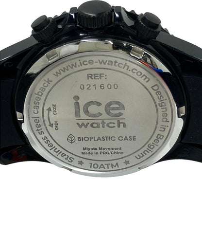 美品 ice watch 腕時計 クオーツ ブラック 021600 メンズ アイスウォッチ