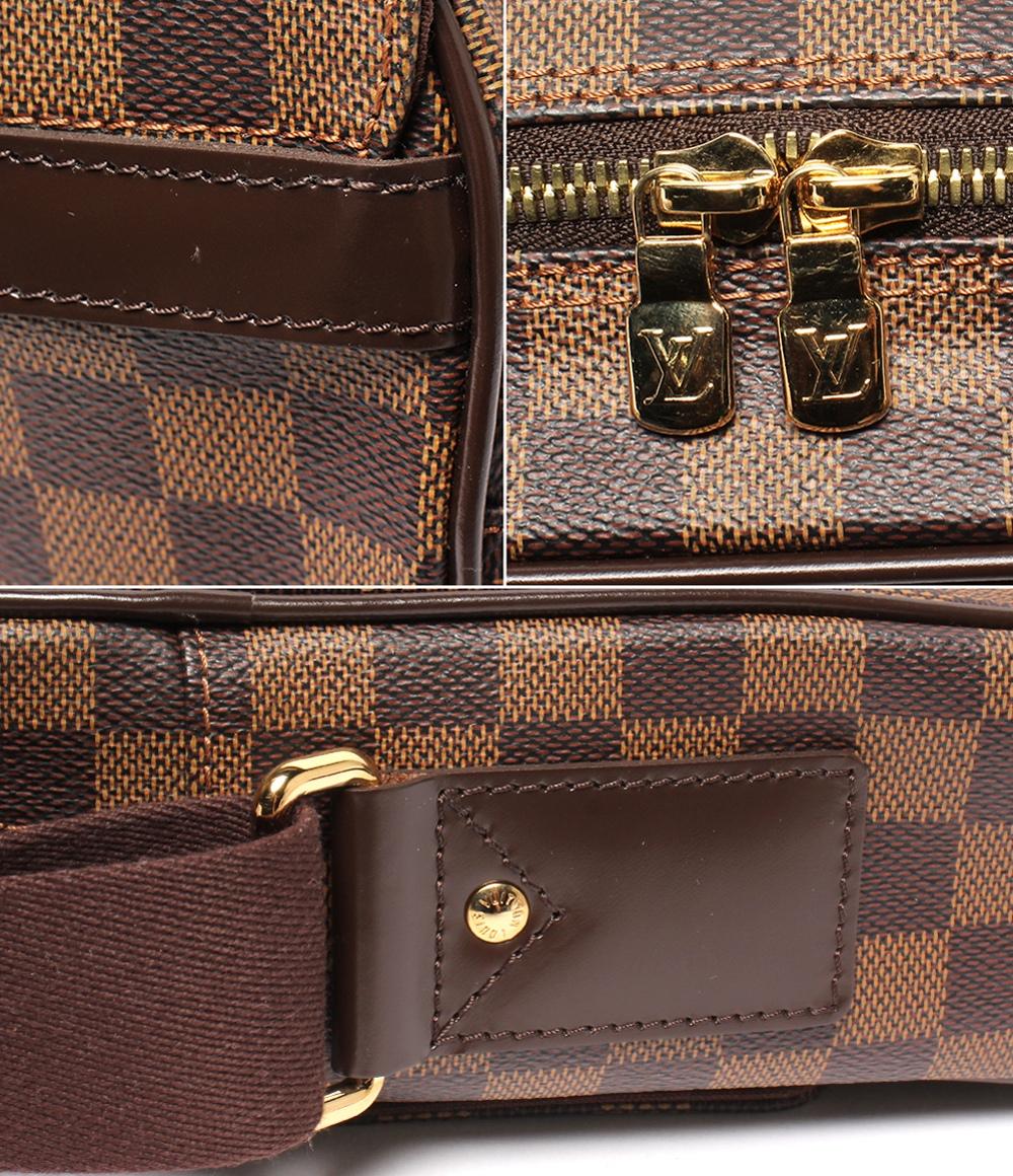 美品 LOUIS VUITTON ショルダーバッグ メッセンジャーバッグ 斜め掛け ダミエ シェルトンMM N41149 メンズ ルイ・ヴィトン