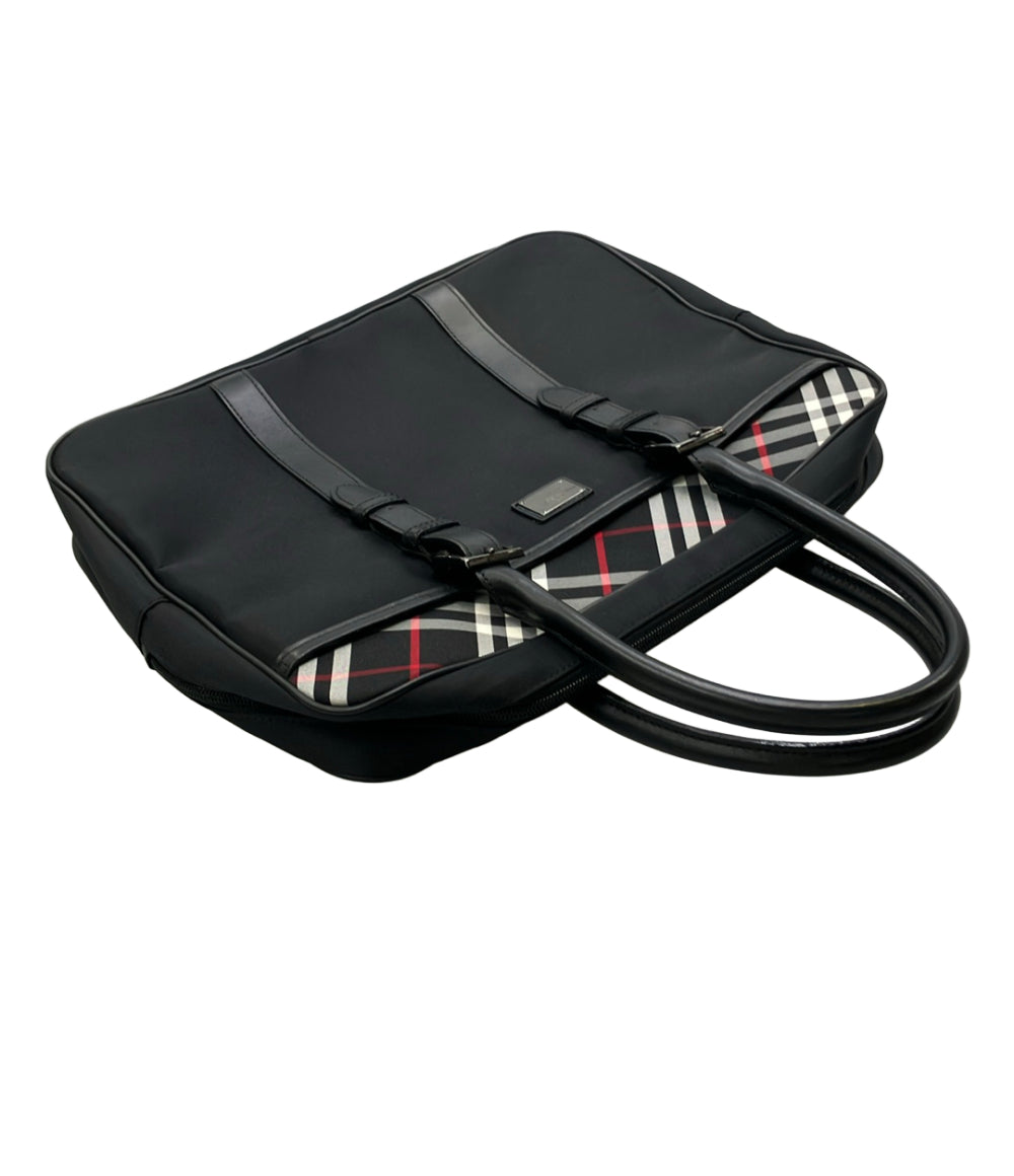 美品 BURBERRY BLACK LABEL ブリーフケース ビジネスバッグ チェック柄 メンズ バーバリーブラックレーベル