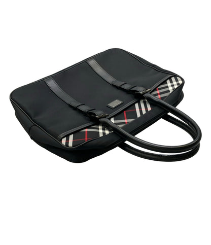 美品 BURBERRY BLACK LABEL ブリーフケース ビジネスバッグ チェック柄 メンズ バーバリーブラックレーベル