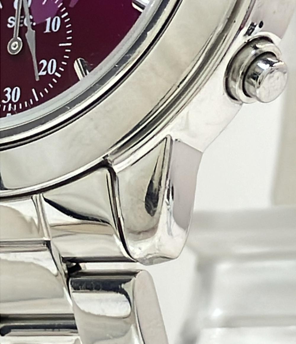 agnes b. 腕時計 クオーツ パープル V654-6100 メンズ アニエスベー